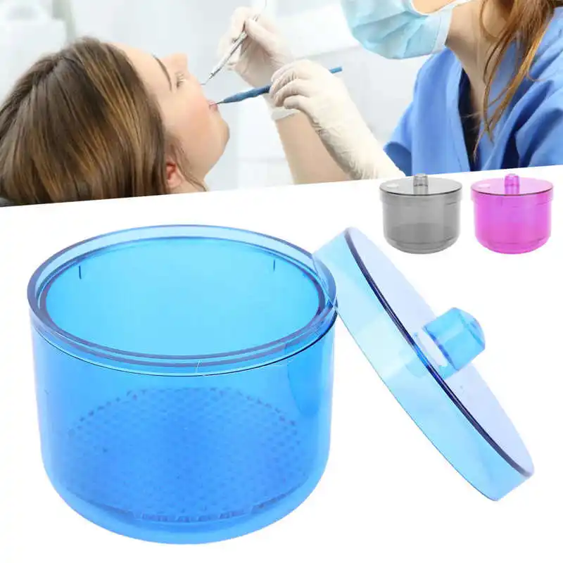 

Держатель для зубного бура, чистящая коробка для замачивания, Круглый Стоматологический материал для ухода за полостью рта, поставки