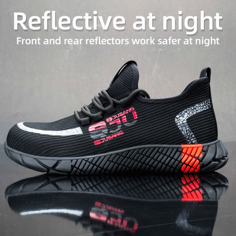 2020 New Outdoor Men's Boots Non-slip Lightweight Anti- Anti-puncture Safety Shoes Indestructible Casual Work Men | Обувь