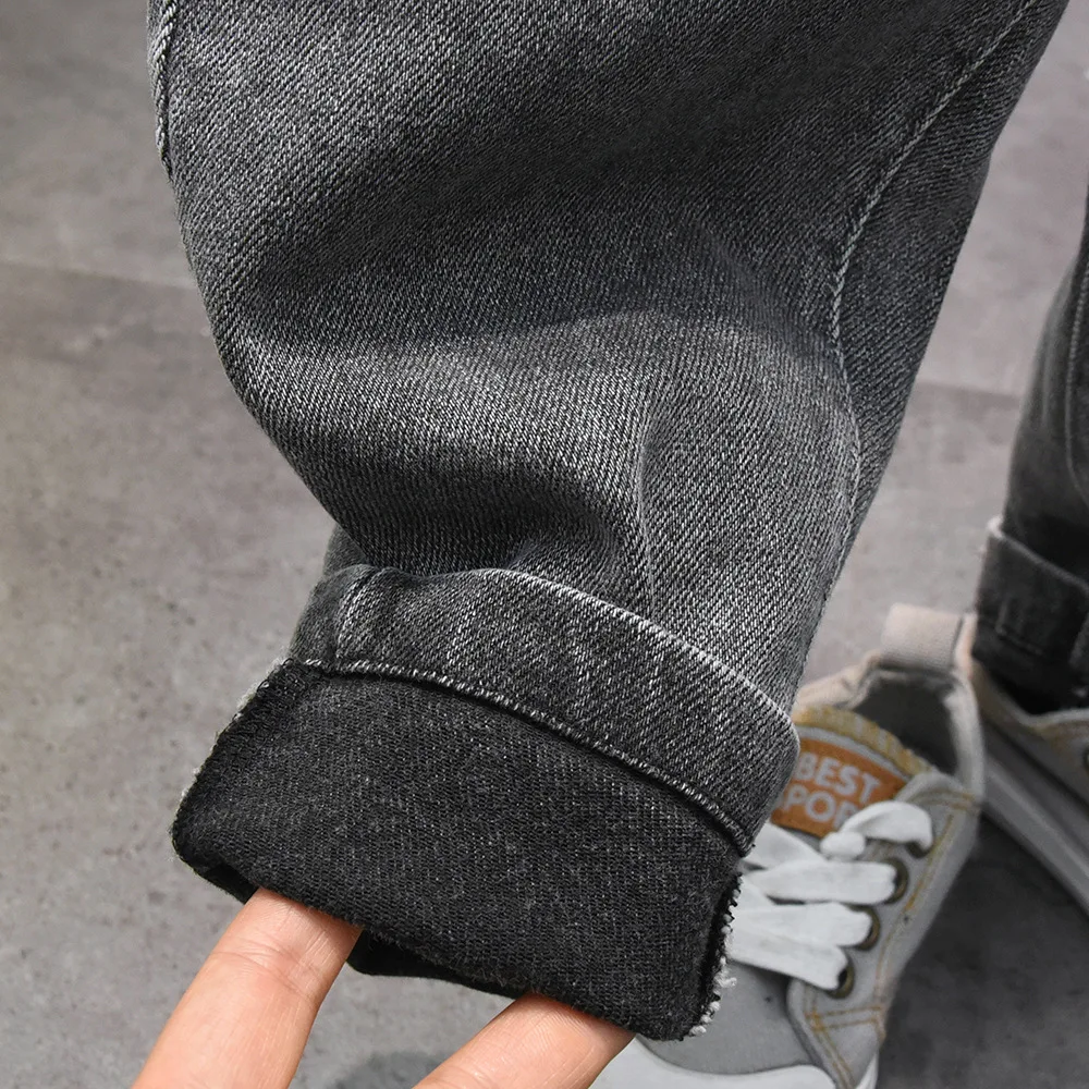 Модные джинсы для мальчиков на весну и осень джинсовые брюки детей от 2 до 7 лет