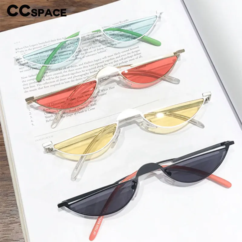 47158 индивидуальные маленькие солнцезащитные очки кошачий глаз без оправы с