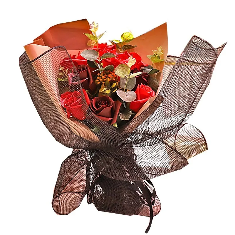 Мыло цветок подарочная коробка подруга подружки Рождество подарок на день