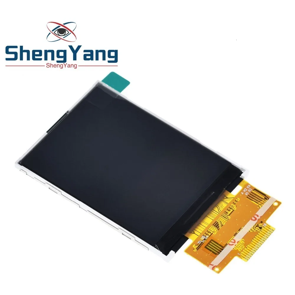 2," 2,4 дюйма 240x320 SPI TFT lcd модуль последовательного порта 5 В/3,3 В PCB адаптер Micro SD карта ILI9341 ЖК-дисплей белый светодиодный для Arduino