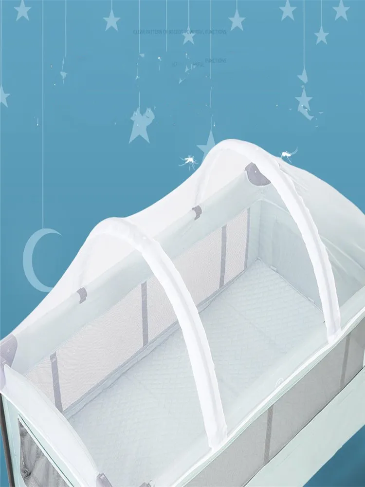 Летняя белая полиэфирная москитная сетка для младенцев детский навес на кровать