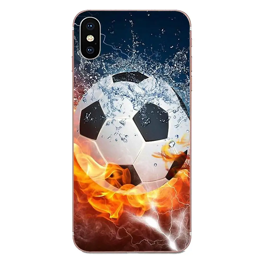 Спорт хобби огненный Футбол футбольный мяч для sony Xperia Z (Сони Иксперия З) Z1 Z2 Z3 Z4 Z5