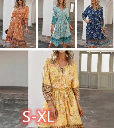 

Женская блуза с длинным рукавом, рубашка с цветочным принтом, женские рубашки с цветочным принтом галстук-бабочка с v-образным вырезом розов...