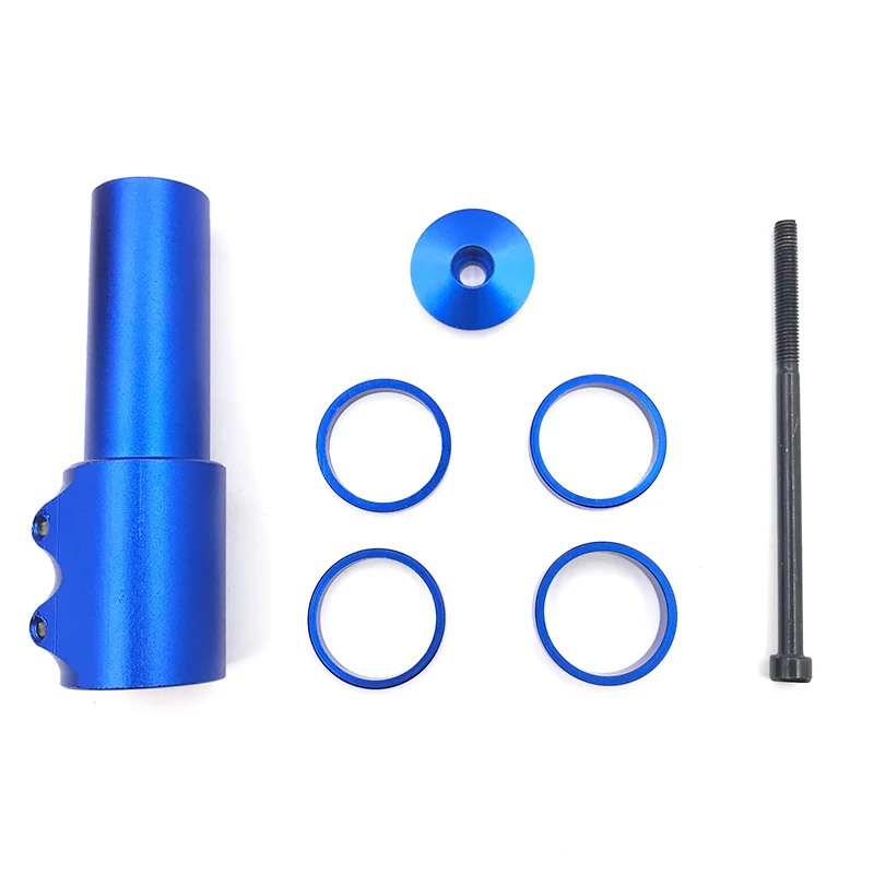 

12cm Bicycle Handlebar Extender Fork Stem Rise Up Extension Heads Up Black Bike Fork Extender MTB Mountain Cycling Part