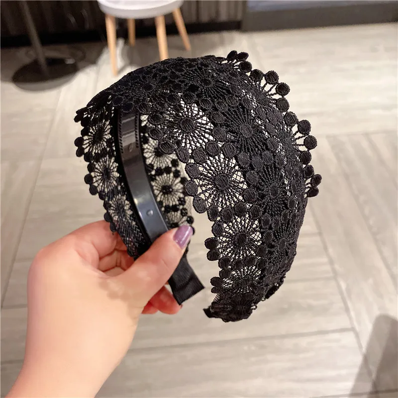 

Korea Petal Flower Wide Side Bow Hairbands Hair Accessories For Girls Hair Band Hair Bows Flower Hairband Headbands For Women