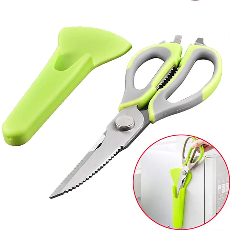 2 шт ножницы для холодильника кухонные многофункциональные с магнитным ножом