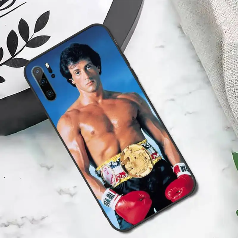 

Rocky Balboa Phone Case For Huawei P20 P30 P40 lite Pro P Smart 2019 Mate 10 20 Lite Pro Nova 5t