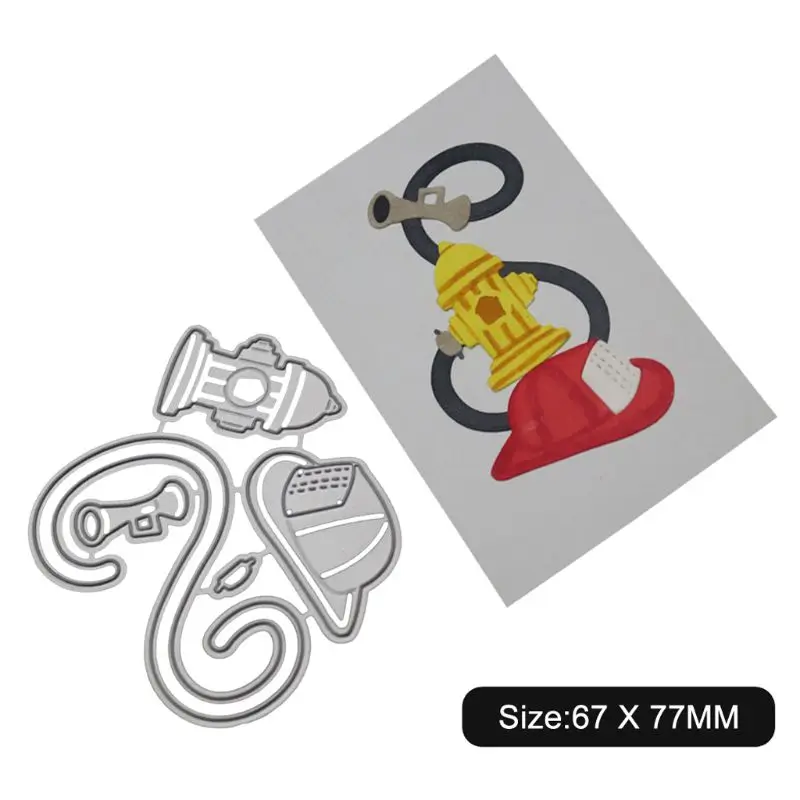 Огненный колпачок для резки металла Трафаретный Скрапбукинг DIY штамп альбомов