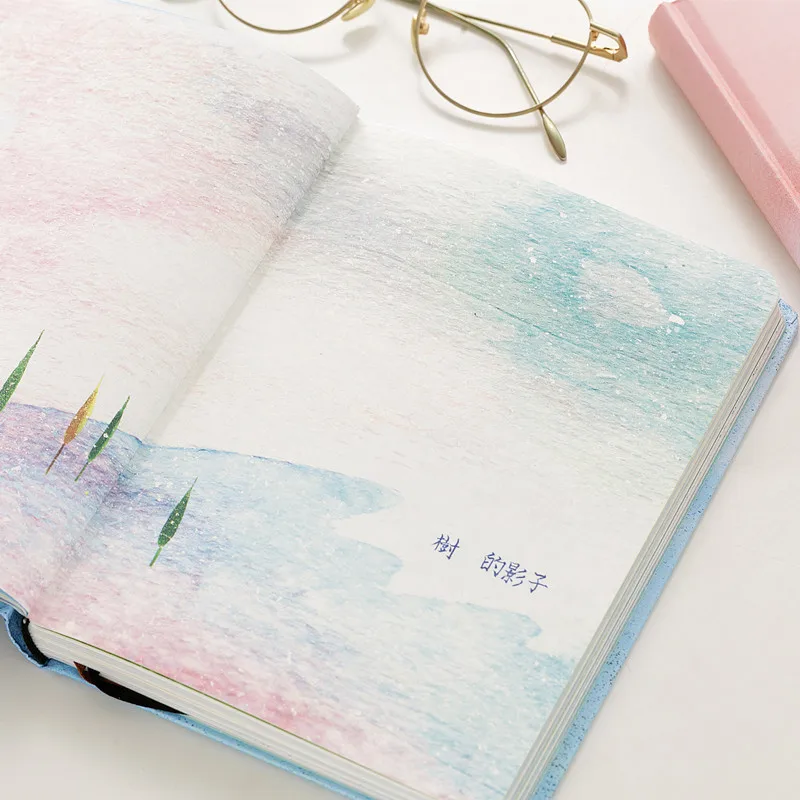 Необычный трендовый цветной блокнот формата A5 Книга в твердом переплете дневник