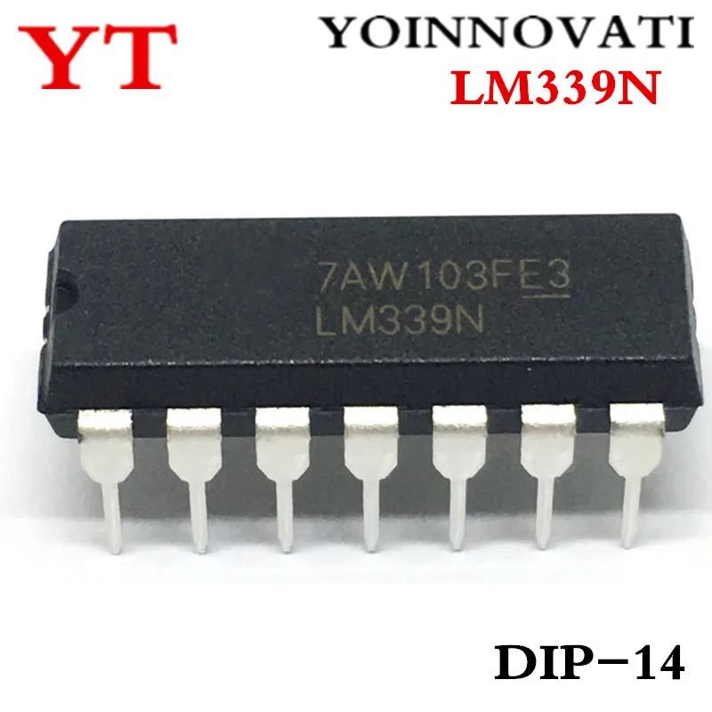 LM339N LM339 DIP 14 IC компаратор QUAD 100 шт./лот|lot lot|lot 100pcslot 10 |