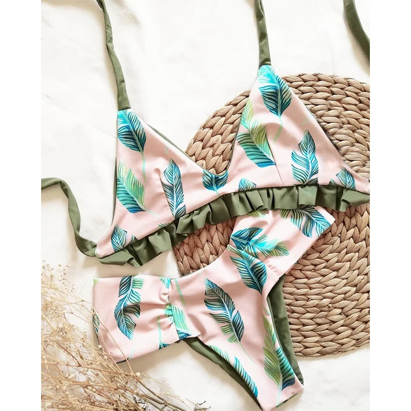 Бикини 2020 одежда для плавания Женский бразильский комплект бикини купальный