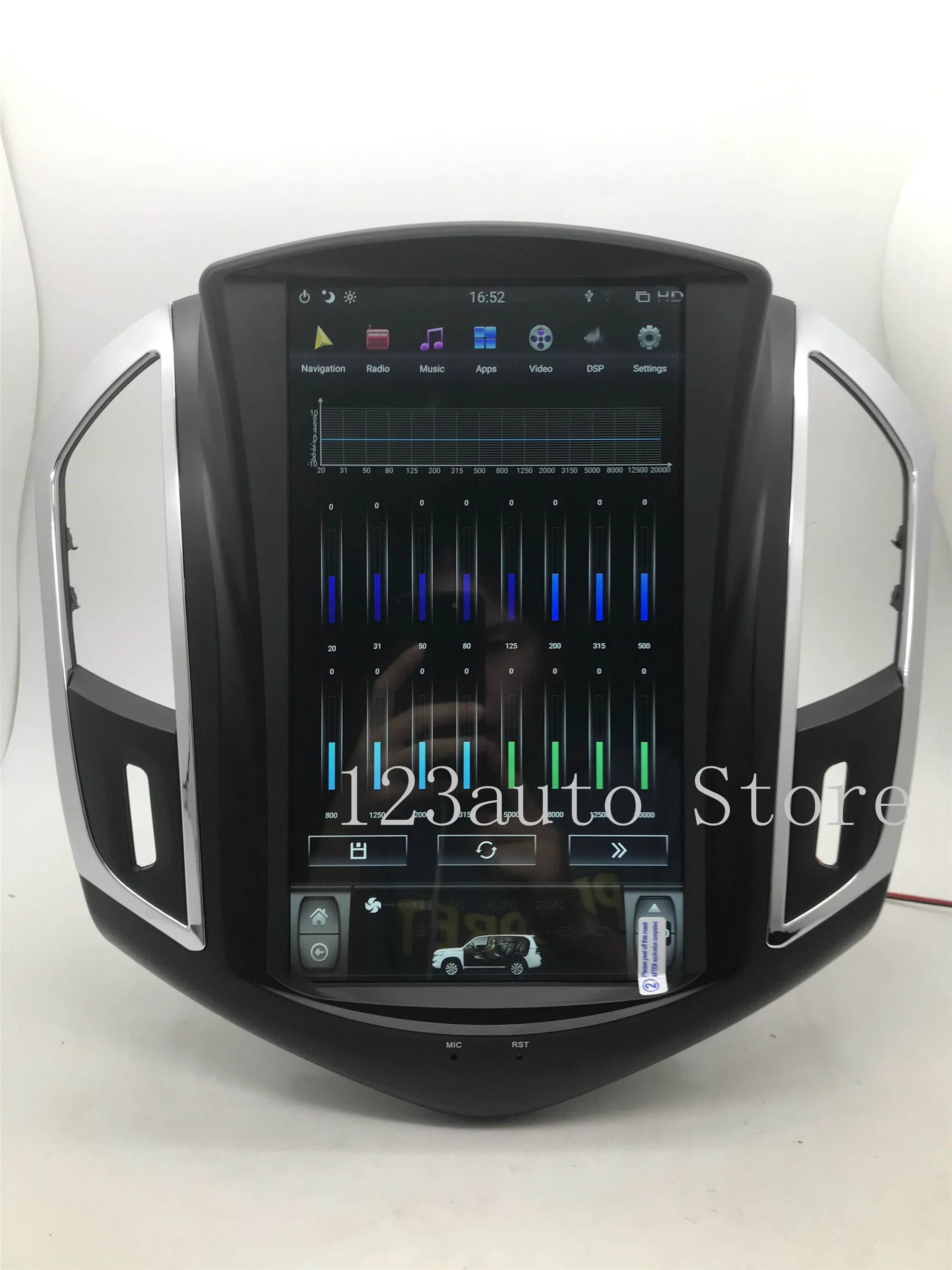 11 8 ''вертикальный экран Tesla Style Android 9 0 автомобильный DVD GPS плеер Радио Навигация