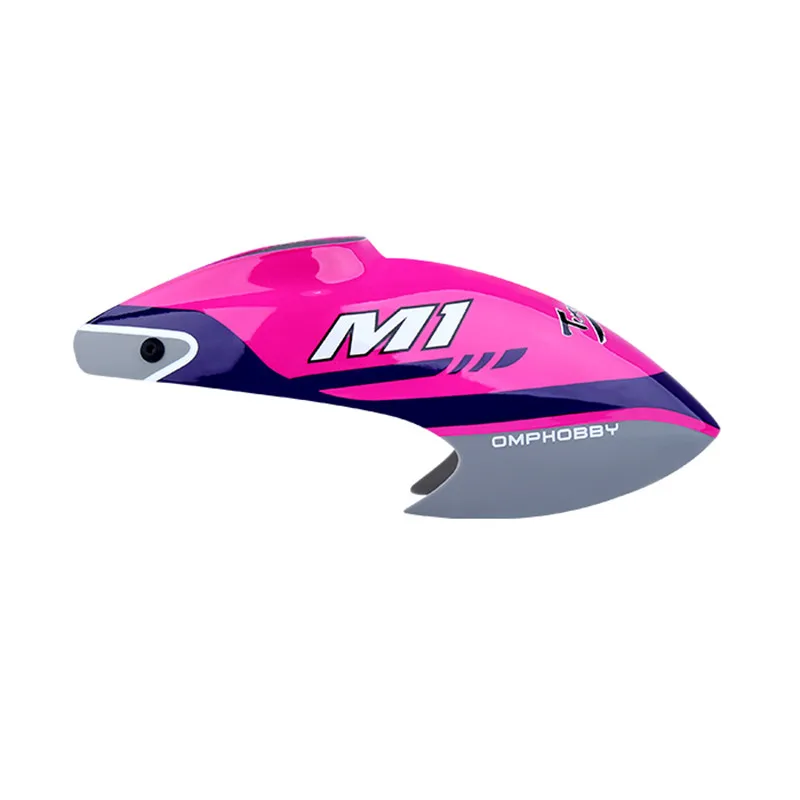 

OMPHOBBY M1 RC Helicopter RC Models Toys Vehicle Spare Parts Canopy DIY Accessories Replacement Spare Parts Purple/Yellow/Orange