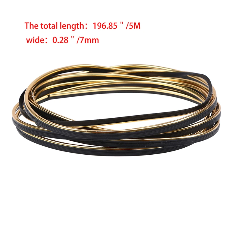 Posbay 5 м DIY декоративные гибкие полосы отделка формовочная линия