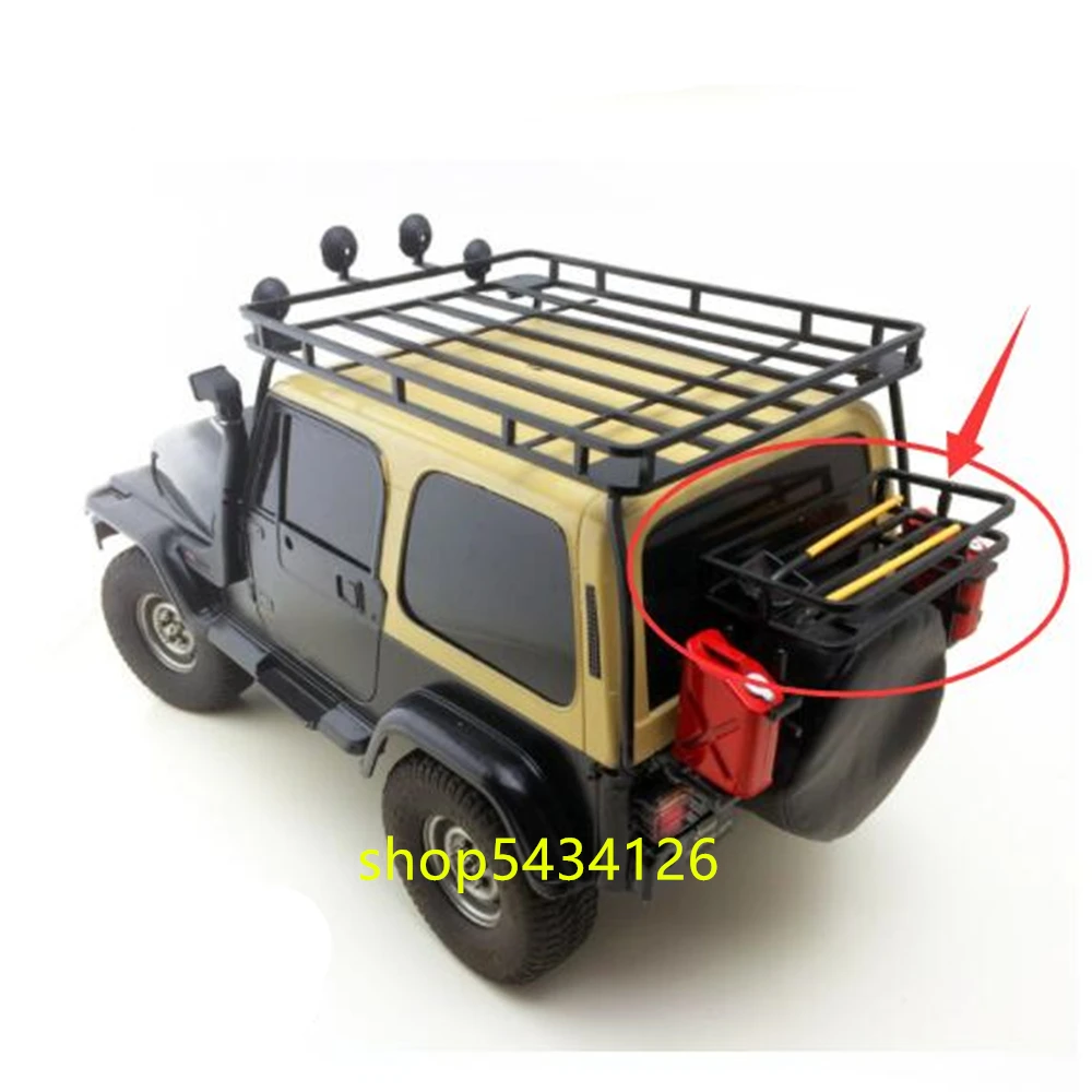 

Черный металлический задний багажник для 1/10 Rc автомобиля Tamiya cc01 Wranglers корпус пульт дистанционного управления игрушки багги «сделай сам» ак...