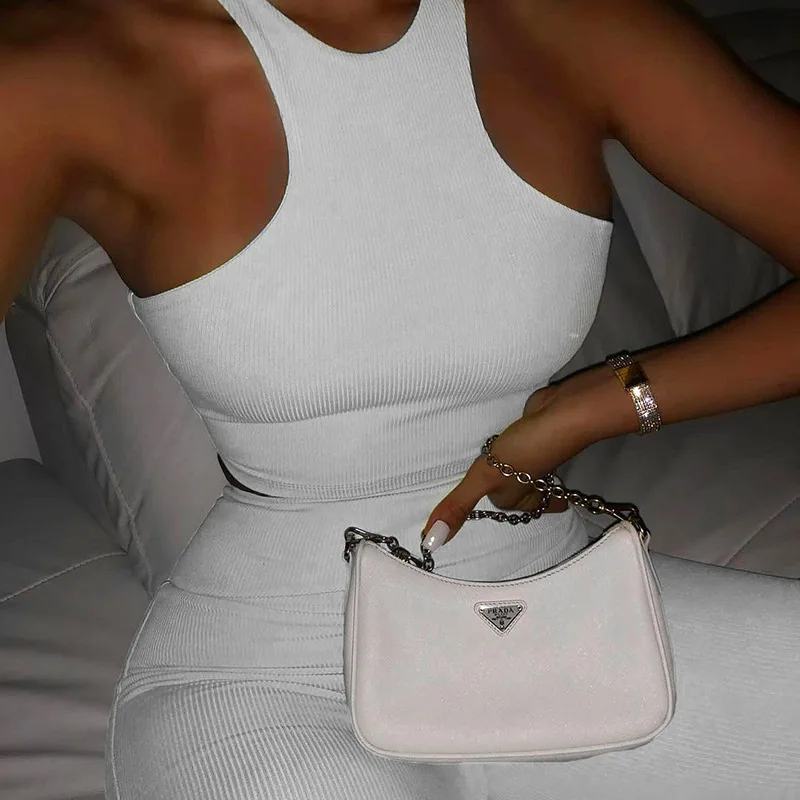 

Angels Solid Two Piece Set Women Summer Stretch Skinny Crop Top+Trouser Suit Female Active Sexy Pant Streetwear Clothing AG31841