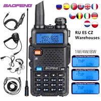 Baofeng Walkie Talkie VHF UHF Dual Band Long-rang Walkie-talkie Scanner Ham Radio UV-5R Two Way Radio for Hunting 20km