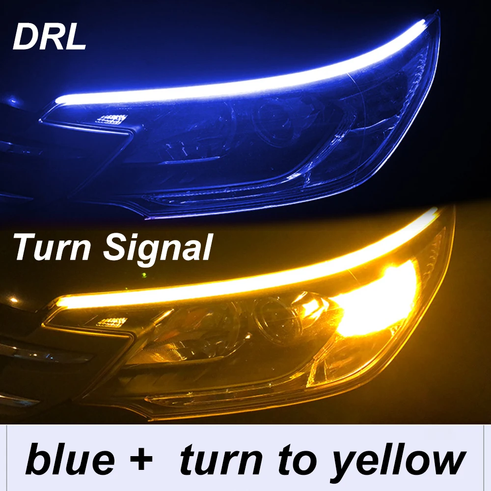 2x2021 новейшие светодиодные Автомобильные дневные ходовые огни для запуска и
