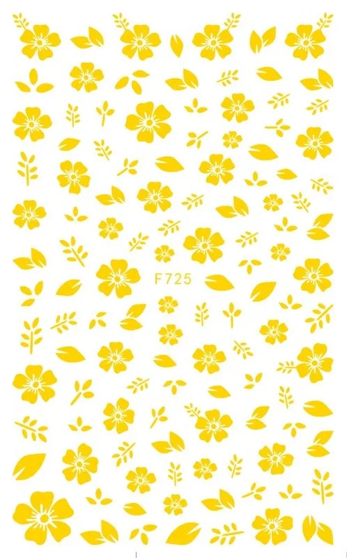 

2021 ins new cherry blossom flower nail paste white flower manicure paste cherry blossom bronzing nail paste nail sticker