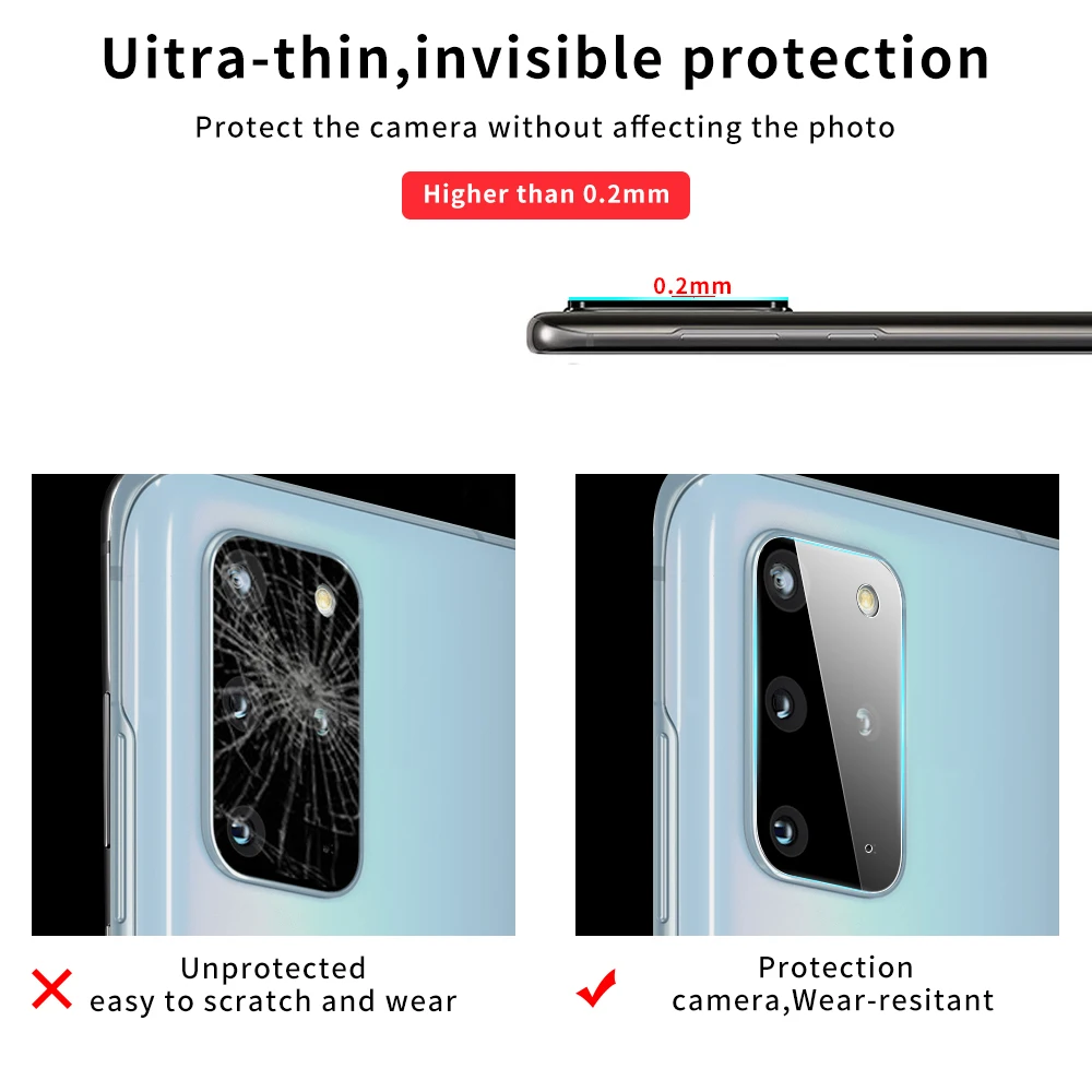 2 шт. Защитная пленка для объектива камеры Samsung Galaxy M11 M31 S20 S20Ultra S20Plus 9DTempered стекло