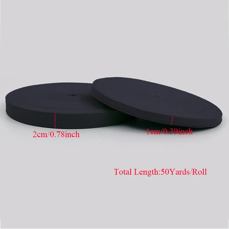 50 ярдов/рулон хлопковая лента 10 мм/20 мм | Дом и сад