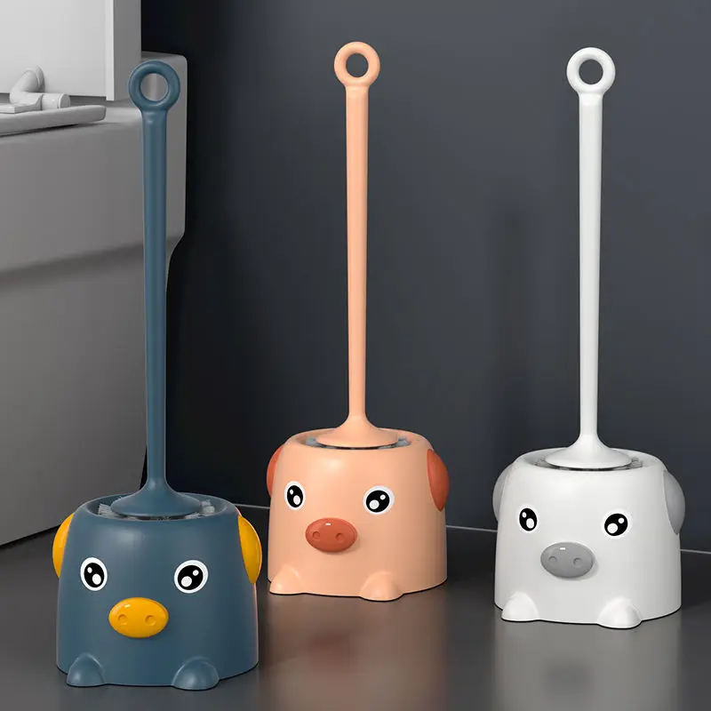 

Household Toilet Brush Cleaning Toilet Brush Toilet Toilet Long Handle Cleaning Brush with Base