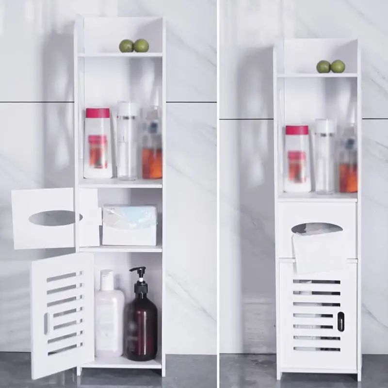 

4-х уровневая стойка для шкафа в ванную комнату, угловой напольный шкаф, Стеллаж Для Хранения Туалетных салфеток, кухонные полки для хранени...