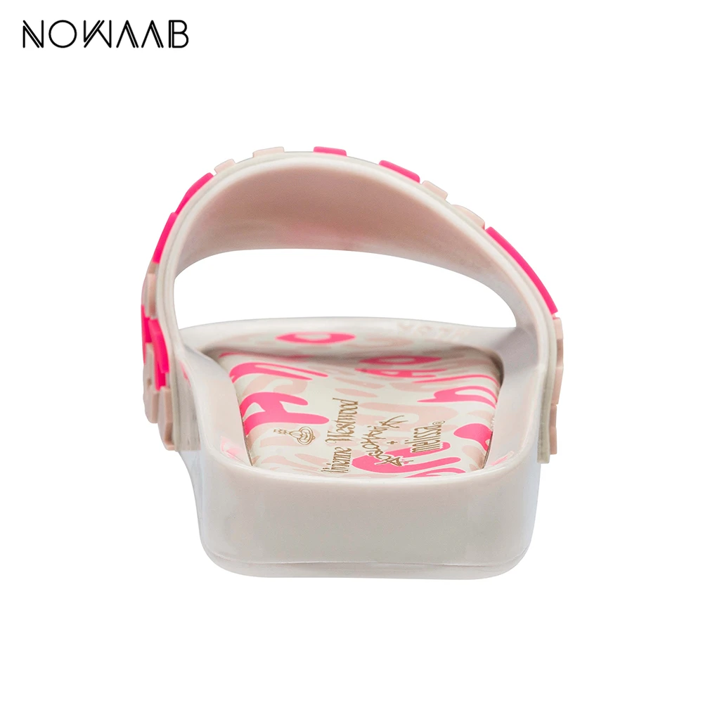 Melissa Planeta/прозрачные шлепанцы для женщин Вьетнамки взрослых Прозрачная обувь