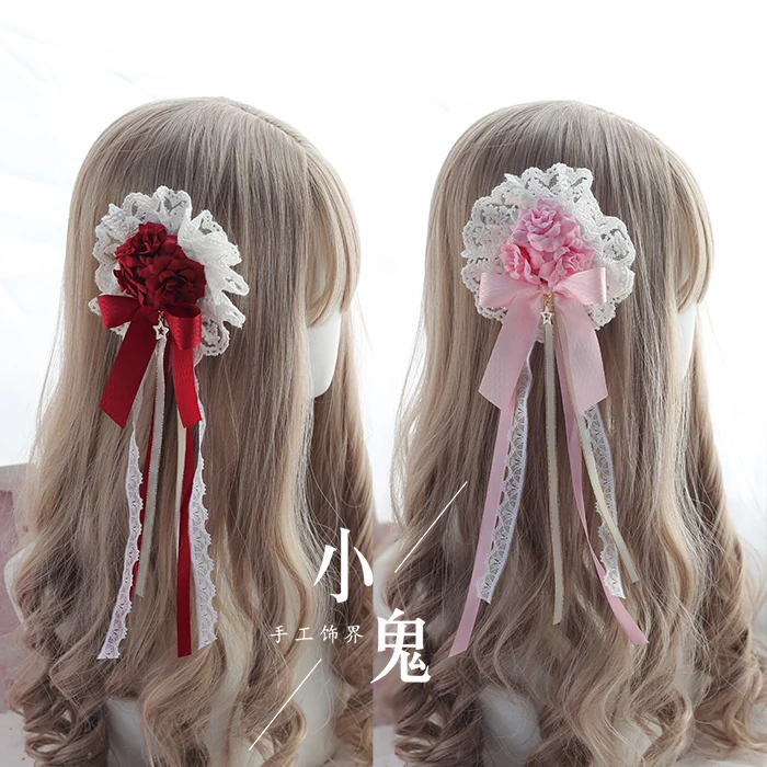 Заколка для волос с подвеской в виде банта и звезды Mori Girl|Аксессуары костюмов| |