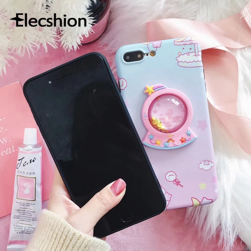Unicorn Glitter Case For iPhone XR Xs Max Cover Quicksand Coque 7 8 Plus 6 6s Cases Cartoon Soft Bumper Shockproof |