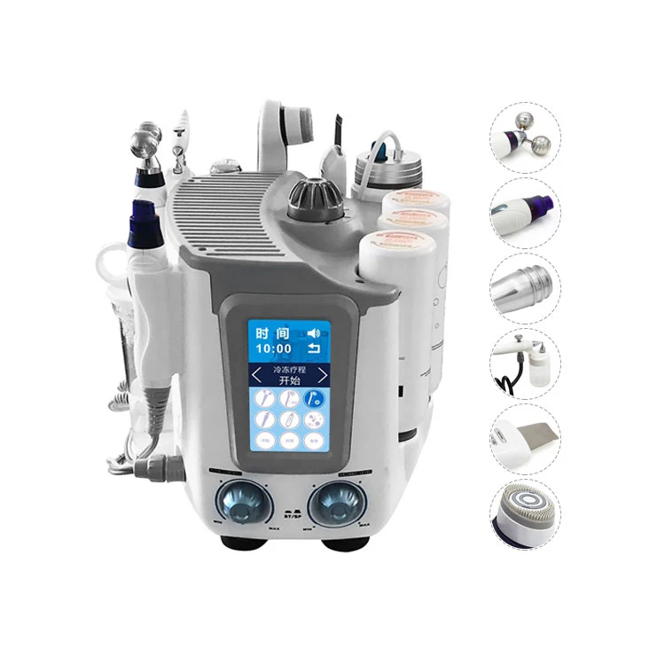 

2023HOT SELLING 6 In1Vacuum Cleaning Hydro Water Jet Peel Acne Blackhead Remover Skin Care Small Bubble Oxygen Beauty MACHINE