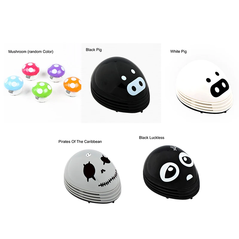 

Cartoon Mini Vacuum Cleaner Dusbuster Portable for Desktop Dust Collector Cleaning Tool RT88