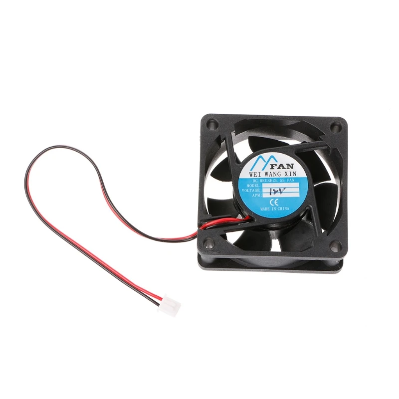 60 мм × 25 DC 12 В 24 2 контактный кулер безщеточный PC чехол для процессора охлаждающий