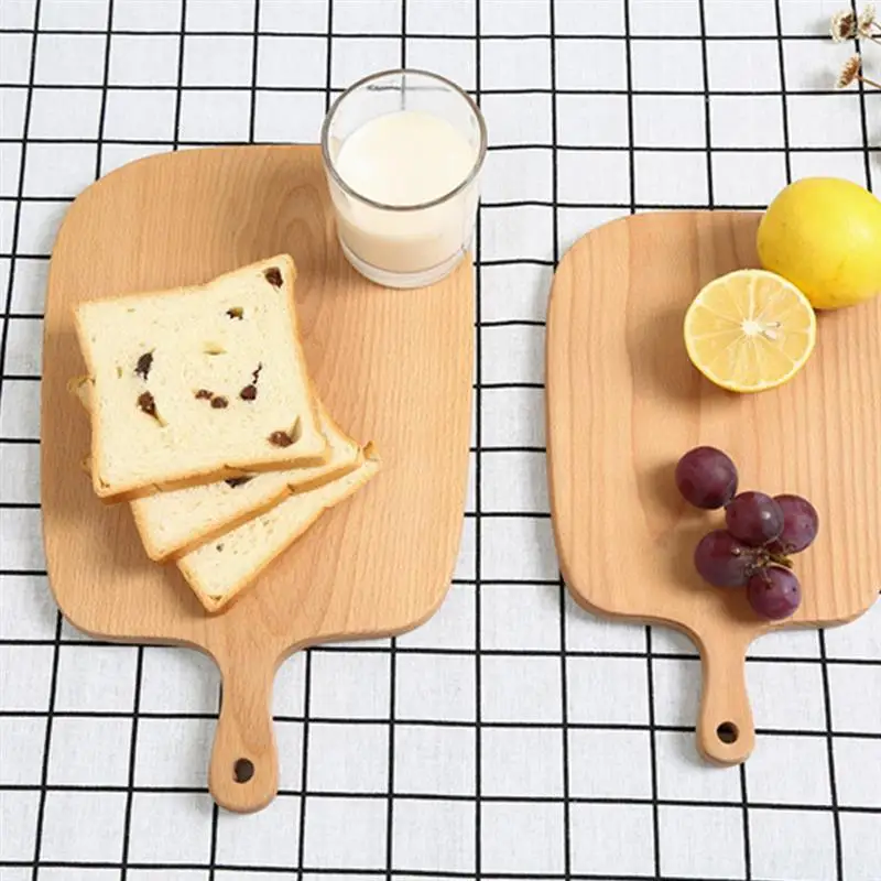 

Beech Chopping Board Fruit Tray Wooden Chopping Plate Cutting Board Kitchen Wood Supplies Special Tool Accessories