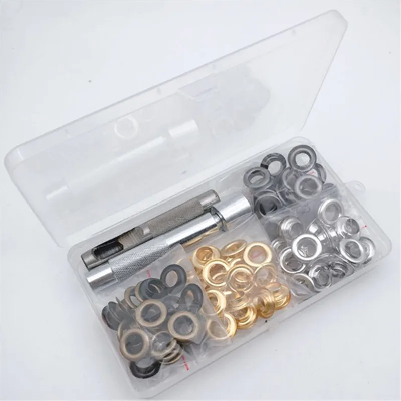 Кожаное ремесло 100 комплектов 12 мм 4 цвета 10 медное отверстие Монтажная форма для