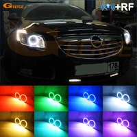for opel insignia a 2008 2013 xenon headlight rf remote bt app multi color ultra bright rgb led angel eyes kit halo rings