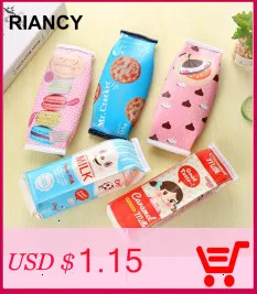 Творческий Kawaii ткань школьный Карандаш Чехол сумки большой Ёмкость ручка коробки мешок студент подарок канцелярские принадлежности 050003