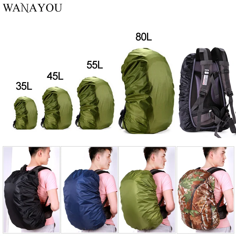 Водонепроницаемый рюкзак с защитой от дождя складной пыленепроницаемый