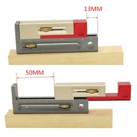 saw slot regulator box push table adjuster movable measuring block length compensation woodworking tools