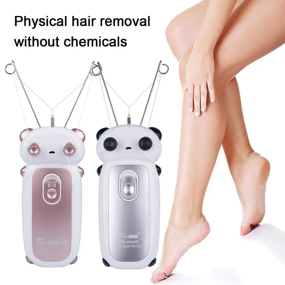 

New Face Epilator Hair Removal Electric Threading Machine Puller For Body Cleansing Brush Deep Cleaning