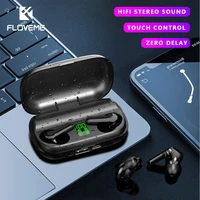 floveme tws bluetooth 5 0 earphones stereo wireless headphones touch control noise cancelling gaming sports waterproof headsets