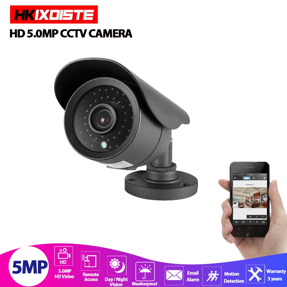 Камера видеонаблюдения Sony IMX325 водонепроницаемая инфракрасная AHD камера для