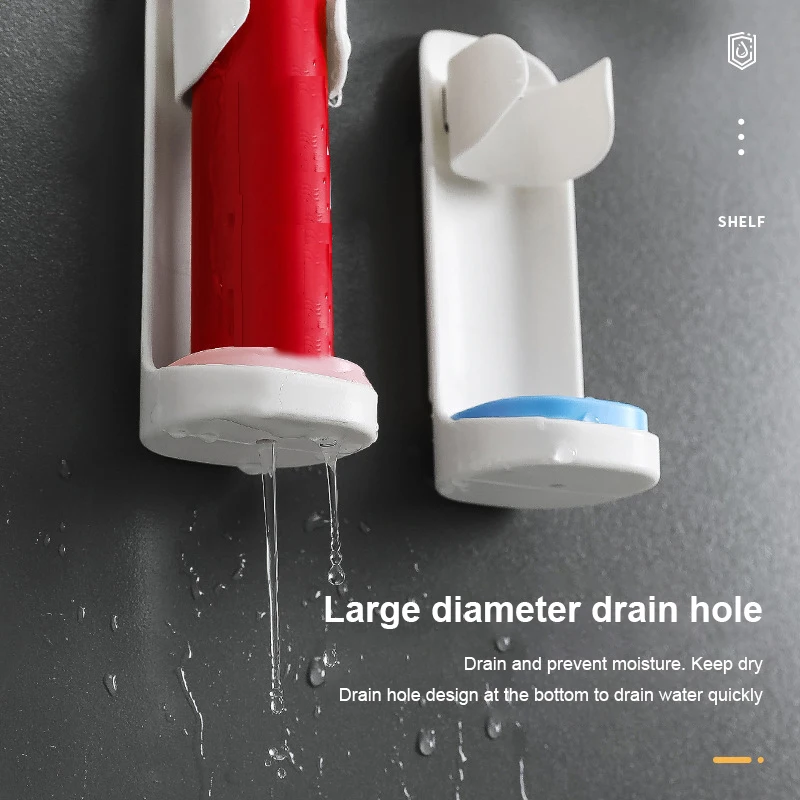 1 шт. электрическая настенная подставка для зубных щеток установленный держатель