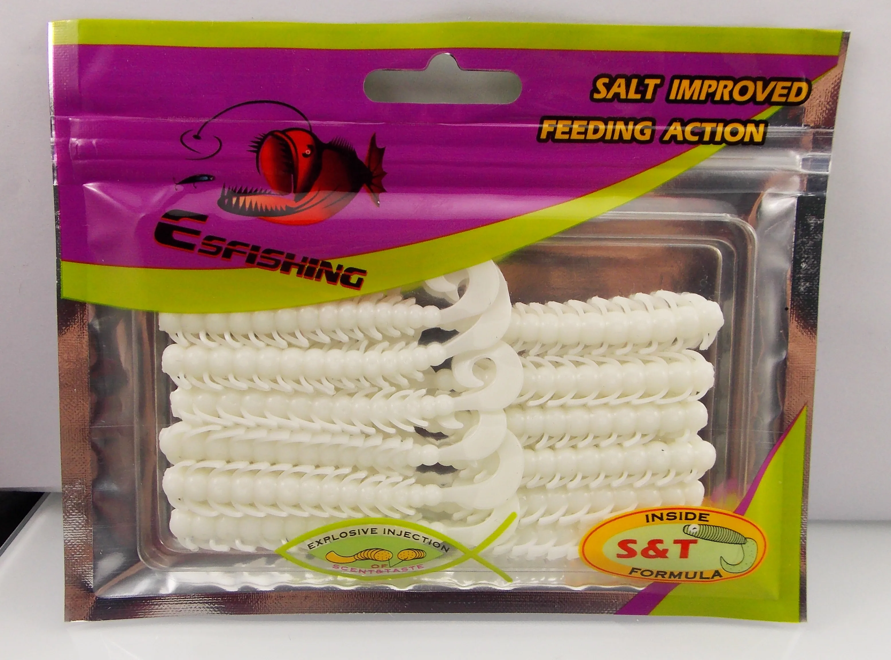 Мягкая рыболовная приманка ESFISHING новые рыболовные приманки 70 мм 2 8 г 12 шт. | Спорт и