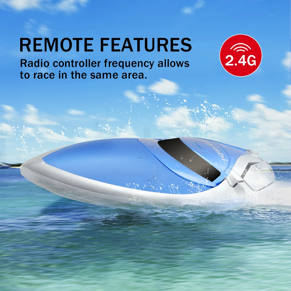 Радиоуправляемая лодка 30 км/ч высокая скорость 2 4 ГГц канальный гоночный пульт