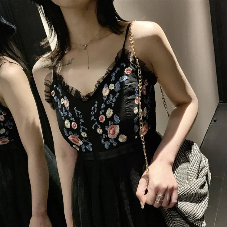 FOLOBE пляжная юбка женская Слинг без рукавов с v-образным вырезом сексуальная