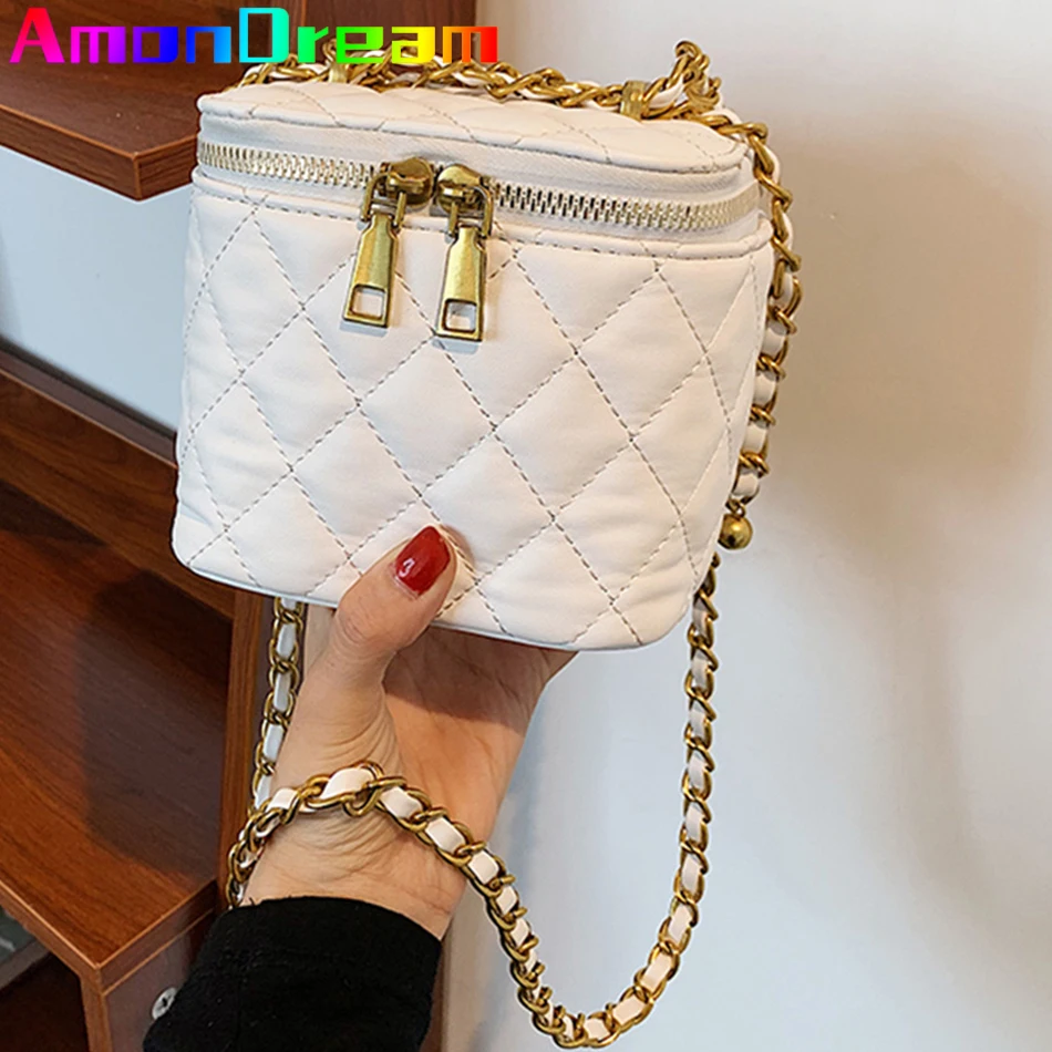 

Сумка-тоут женская квадратная на цепочке, модный миниатюрный саквояж на плечо, сумочка кросс-боди, Роскошный дизайнерский мессенджер