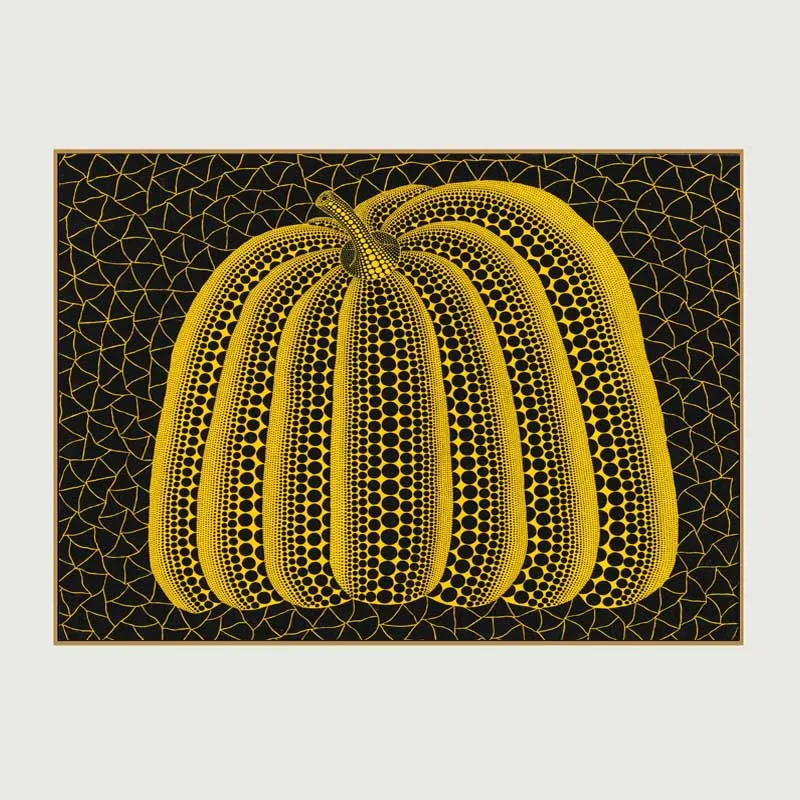 

Yayoi Kusama Purple Pumpkin Canvas Oil Painting Posters and Prints Quadros Wall Art Picture For Living Room Home Decor Cuadros
